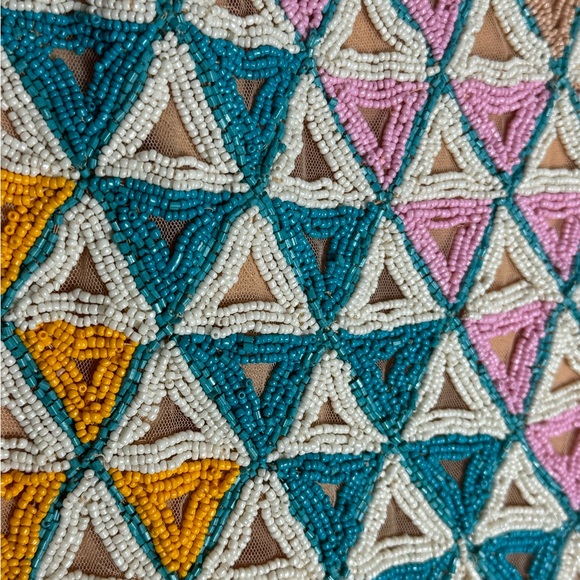 NWT Anthropologie Walter Baker Slim Hand-Beaded Mini Skirt Size 10 - Picture 8 of 11